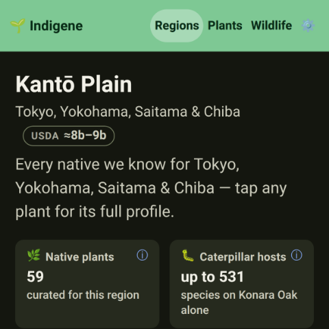 The Kantō Plain region page